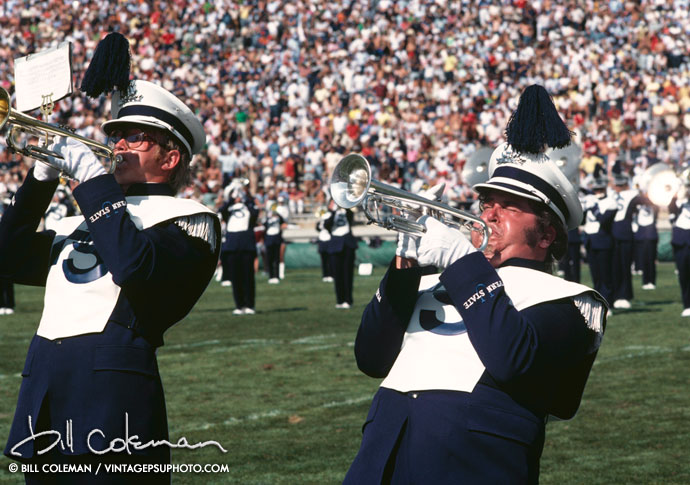 blue band trumpet players 1980
