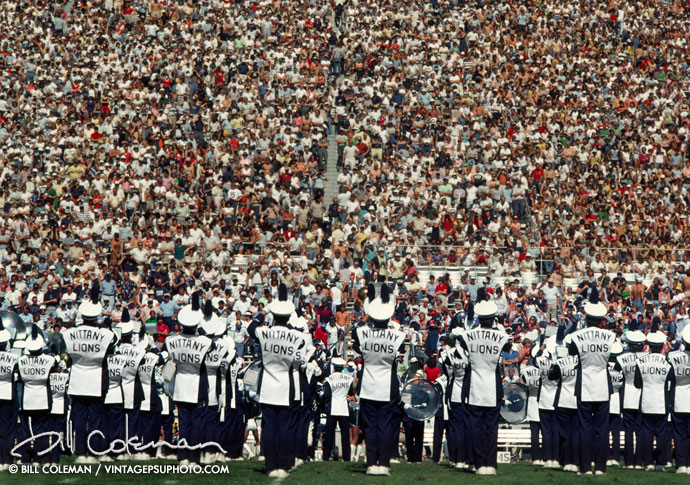 blue band on field 1980